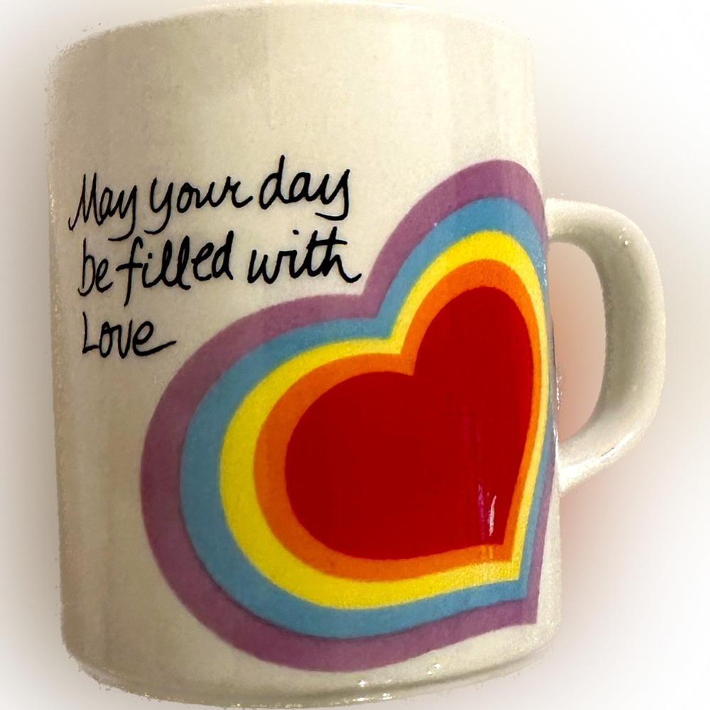 VTG Avon The Love Mug “May your day be filled with Love” Easter 1984 Coffee SOUP